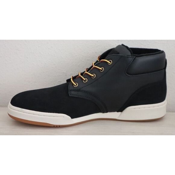 Polo Ralph Lauren Men's Sz 10 Black Waterproof Leather-Suede Sneaker Boot - Picture 5 of 13